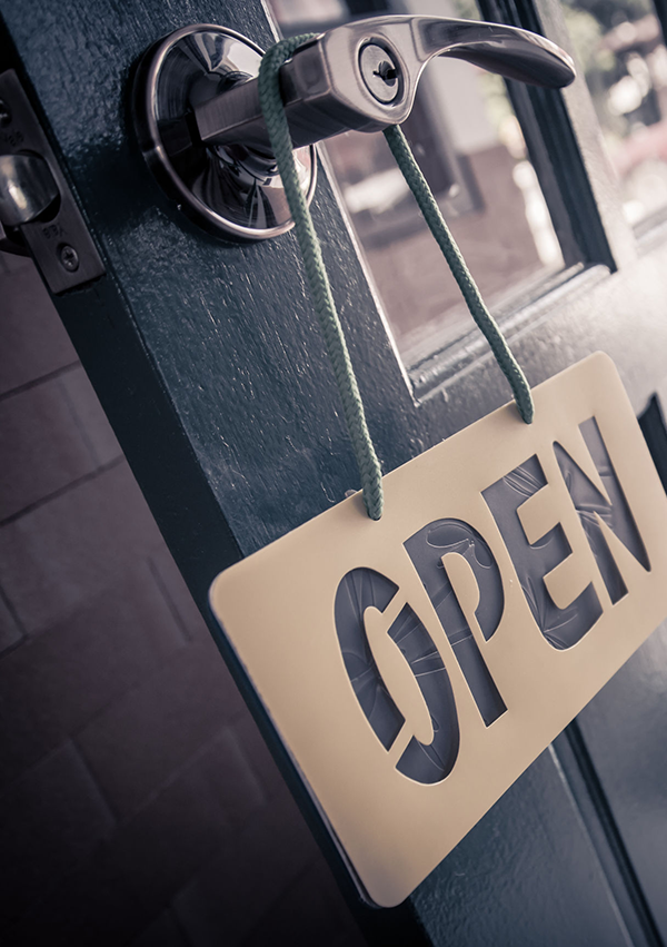 Open Sign Left